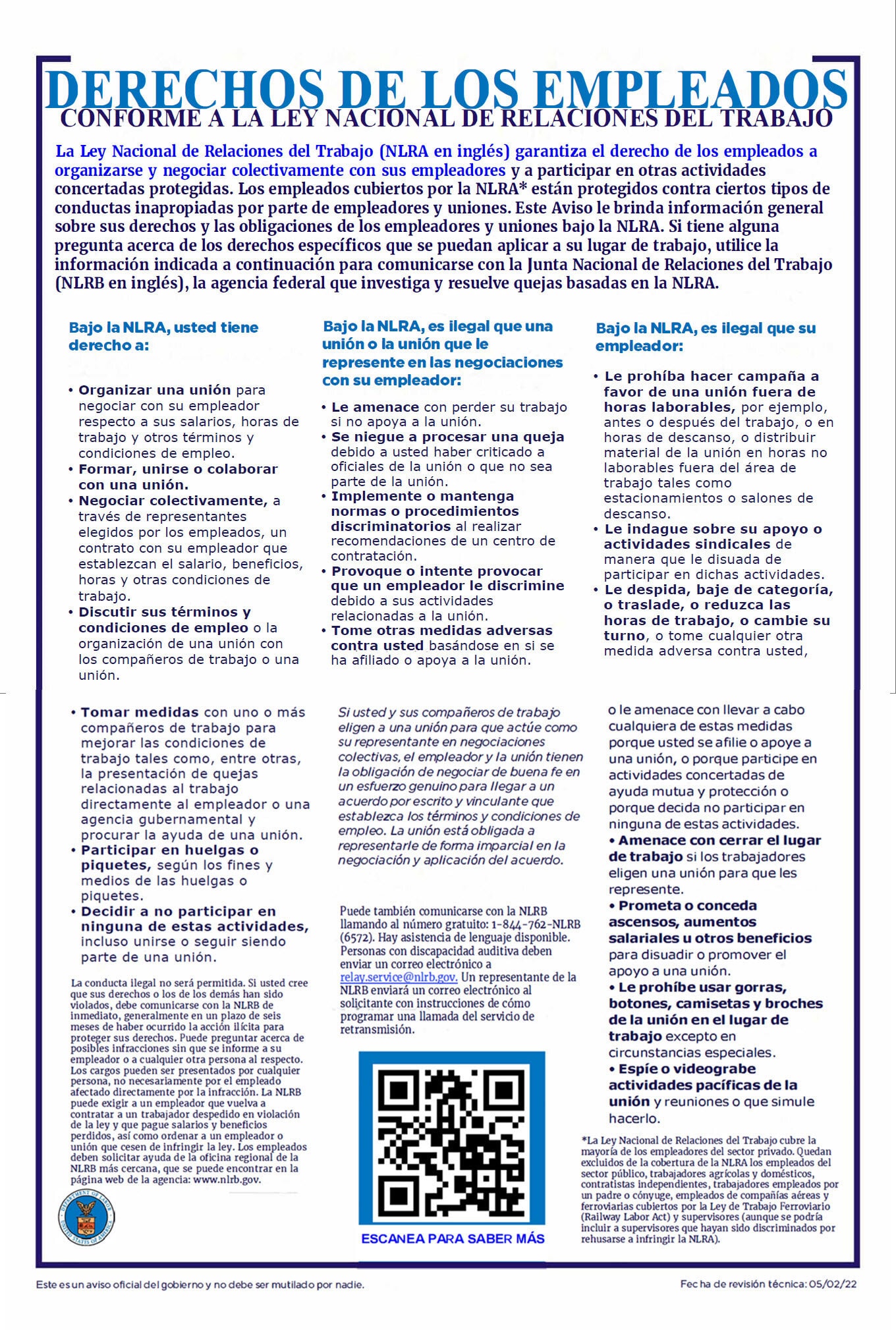 Image of NLRA Rights - Spanish