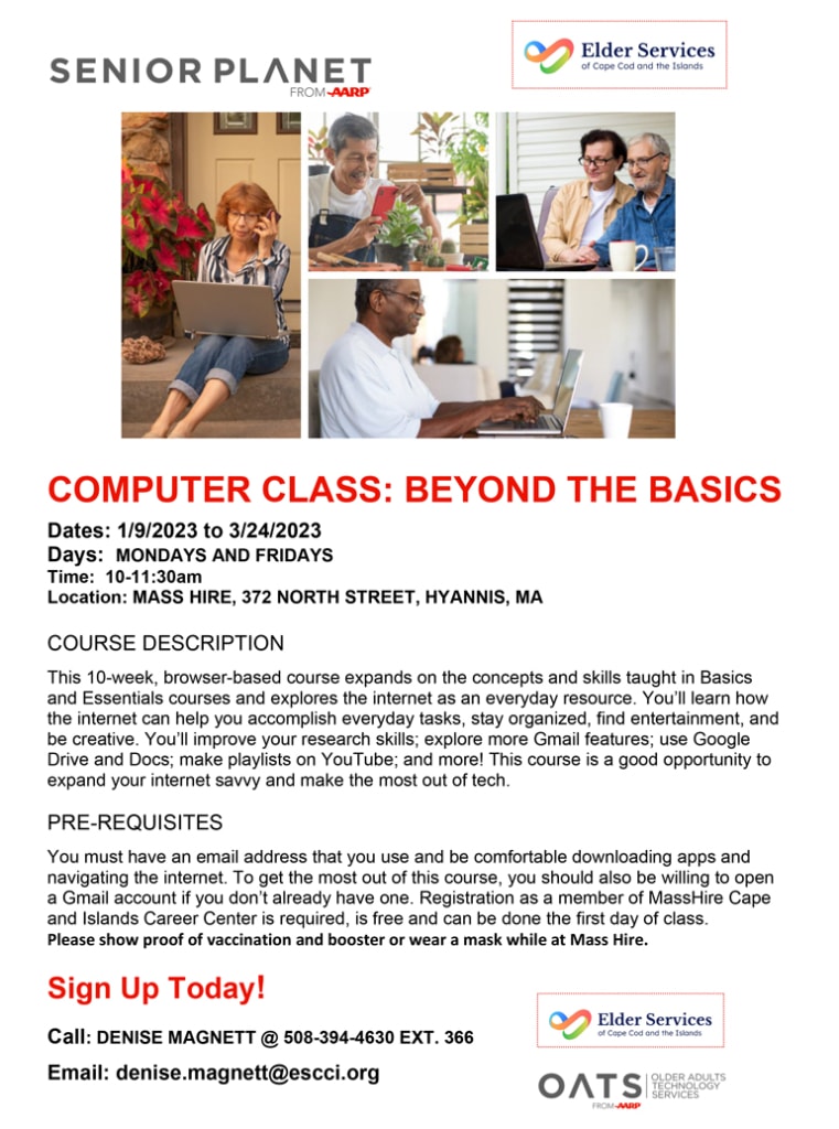 Computer class beyond the basics